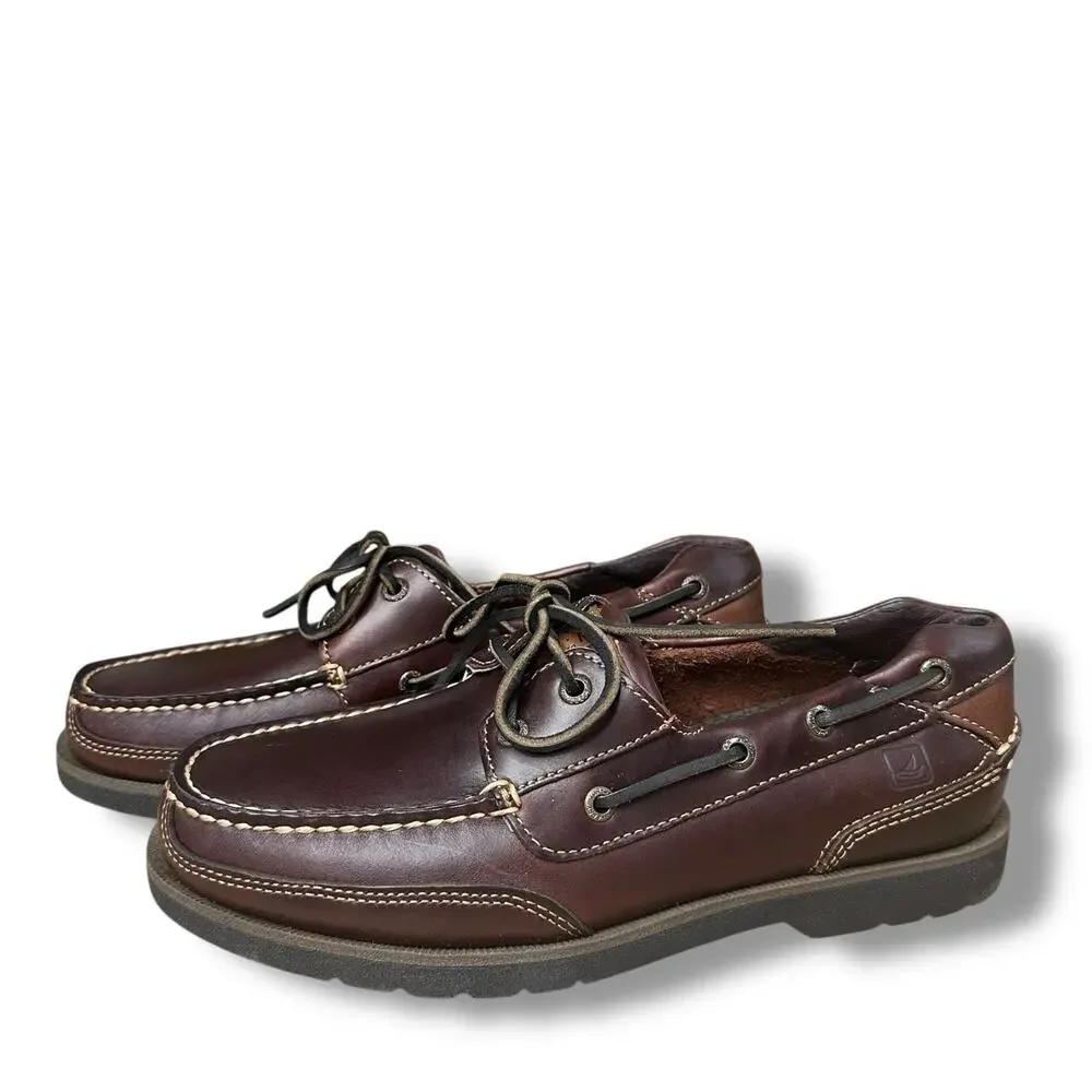 Sperry Top Sider Stingray Mens Sz 8.5 Leather Boat Shoes New No Box Style 05786